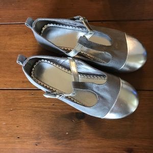H&M Silver and Gray Flats